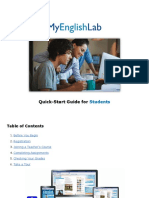 3. MyEnglishLab Student Quick Start Guide-English