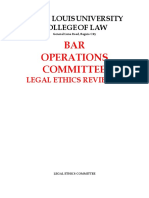 (SLU) Legal Ethics
