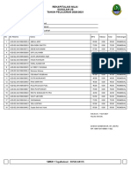 Rekapitulasi Nilai Susulan Us TAHUN PELAJARAN 2020/2021