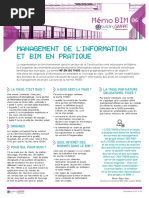 Memo 6 - Management de l'information et BIM en pratique