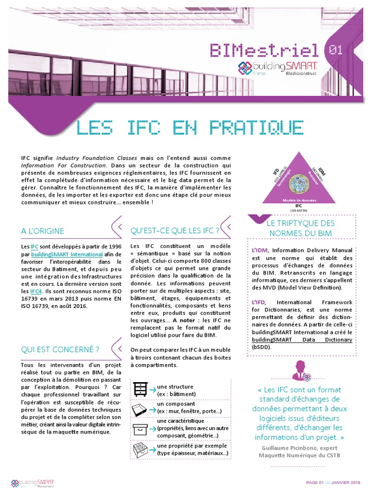 Comprendre les IFC et leur utilisation | PDF | Building information ...