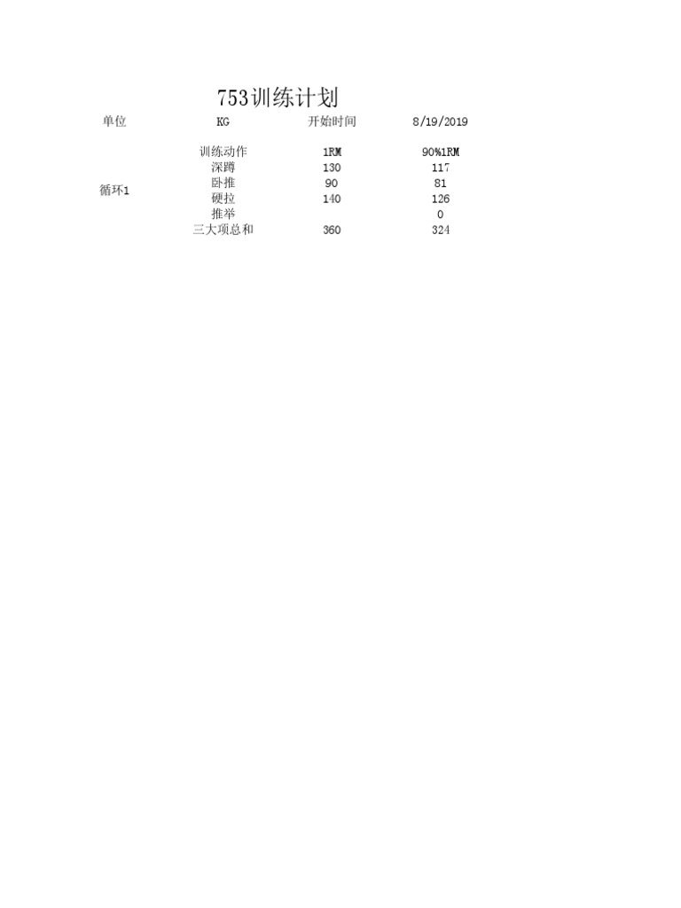 753周期计划 | PDF