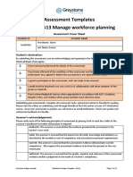 Workforce Planning Knowledge Questions