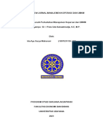 Critical Review Jurnal Manajemen Koperasi Dan Umkm