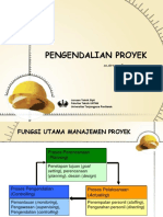 Modul 7 Pengendalian Proyek MK'2017