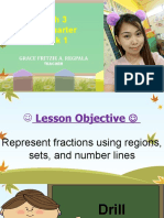 Fractions using Regions, Sets and Number Lines