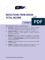 Deductions From Gross Total Income: After Studying This Chapter, You Would Be Able To
