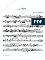 b. a. Zimmermann - Concerto for Oboe (Oboe & Piano)