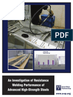 AHSS Joining - An Investigation of Resistance Welding Performance of AHSS