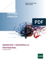 Guía Inserción y Desarrollo Profesional Psicología UNED