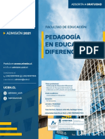 Pedagogía en Educación Diferencial 2021