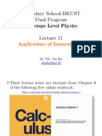 Lec 11 - Applications of Integration II