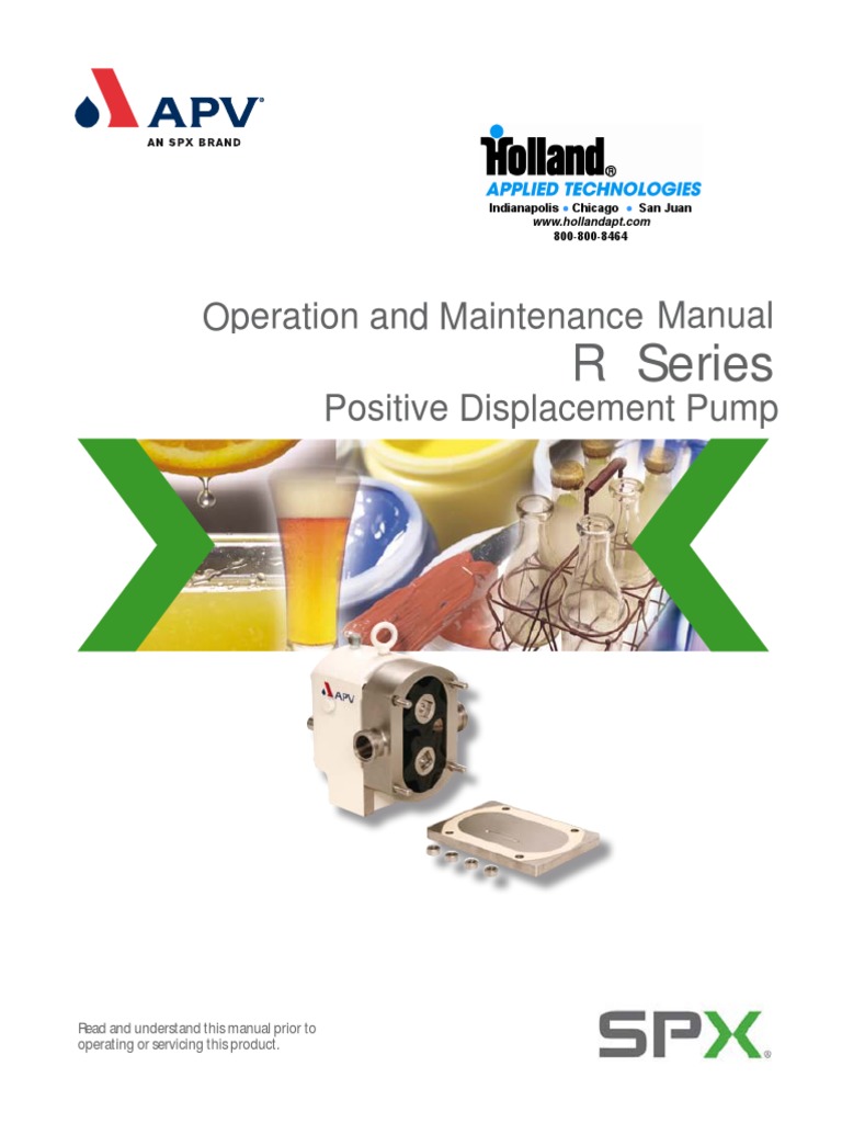 APV R Series Manual Uid111220121120121 | PDF | Leak | Pump