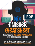 Mix Finisher Cheatsheet by Bjorgvin Benediktsson Audio Issues