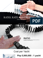 Ratio, Rate and Proportion: Business Mathematics