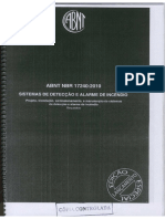 NBR 17240 - Sistema de Detecção e Alarme de Incêndio - 2010