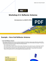 Workshop 3-5: Reflector Antenna: Introduction To ANSYS HFSS