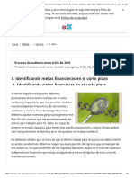 Identificando Metas Financieras en El Corto Plazo - Tema 4 - en El Corto, Mediano y Largo Plazo - Material Del Curso PUJ.E.1601x.3 - Edx