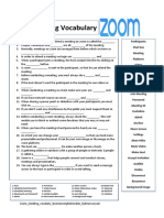 Zoom Vocabulary Worksheet Templates Layouts 133543