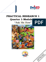 Practical Research 1 Quarter 1-Module11: "Ask Me How"