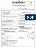 Apostila de Função Até Função Do 1º Grau (20 Páginas, 111 Questões, Com Gabarito)