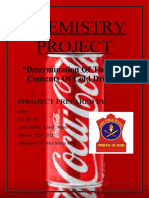 Class 12th Cold Drinks Chemistry Investigatory Project Bhen Ke Laude