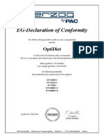 CE Certificate OptiDist