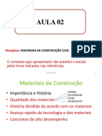 Aula2_2020_ Materiais de Construção
