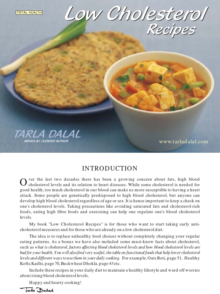 Low Cholesterol Recipes PDF Pancake Cholesterol