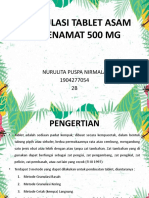 Nurulitapn Formulasi Tablet Asam Mefenamat 500 MG