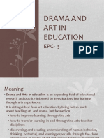 Drama and Art in Education