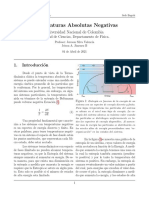 Temperaturas Absolutas Negativas