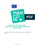 D5.1: Communication Plan, Implementation of Project Website and Social Media