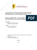 Nivel de Satisfacción de Los Pacientes Que Reciben Atención Fisioterapéutica en El Departamento de Unidad Motora y Dolor Del Instituto Nacion