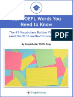 PrepScholar TOEFL Flashcards