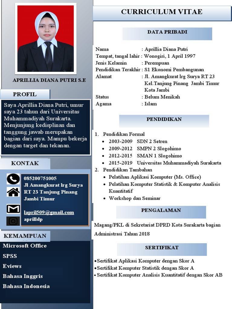 CV Kota Jambi | PDF