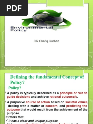 Environmental Policy