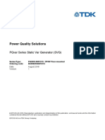 Power Quality Solutions: Pqvar Series Static Var Generator (SVG)