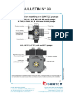 Bulletin #33: Identification Marking On SUNTEC Pumps