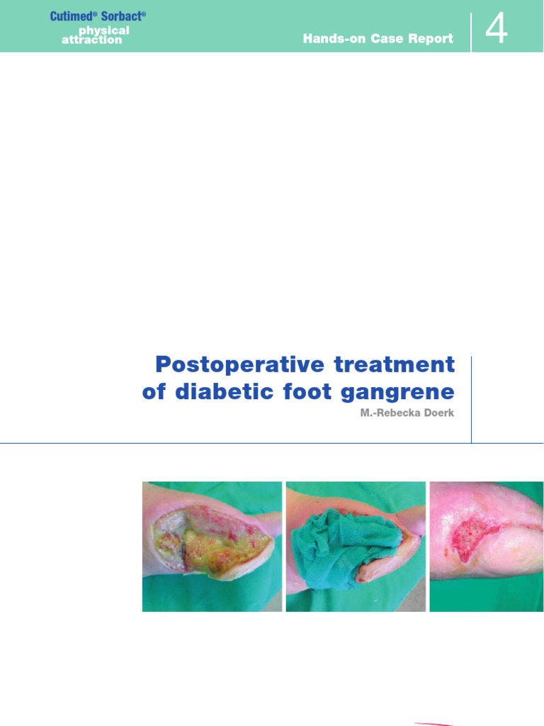 11. Diabetic Foot Gangrene, Postoperative Wound Treatment Wound Surgery