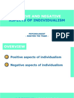 Positive and Negative: Aspects of Individualism
