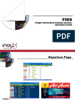 (Flight Information Display System) Operation Guide T2 Airport 2013