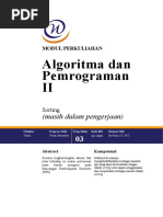 03 Modul Algoritma Pemrograman II Sorting