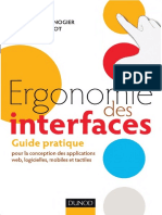 Ergonomie Des Interfaces - Guide Pratique Pour La Conception Des Applications Web, Logicielles, Mobiles Et Tactiles