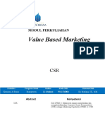 Modul Value Based-Marketing (TM11)