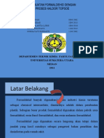 Proses Pembuatan Formaldehid Dengan Proses Haldor