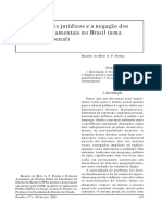 Os Operadores Jurídicos e A Negação Dos DIREITOS FUNDAMENTAIS.