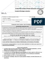 11° Cívica Primer Instrumento de Evaluación Sumativa - Melissa