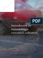 Lucian Butaru - Introducere in Metodologia Cercetarii Calitative
