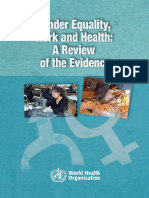 Gender Work Health